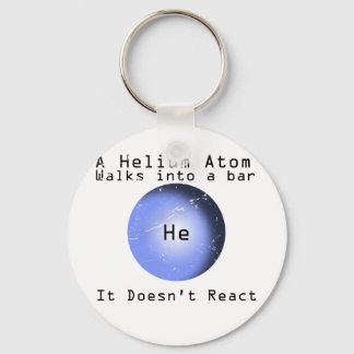 Helium Atom geht in eine Bar über Schlüsselanhänger