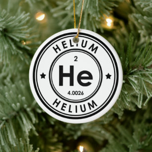 Helium-Element-Keramik-Ornament Keramik Ornament