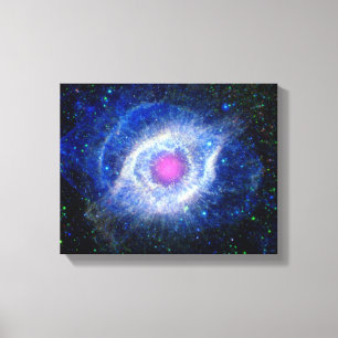 Helix-Nebel Ultraviolettes Auge Gottes Weltraumfot Leinwanddruck