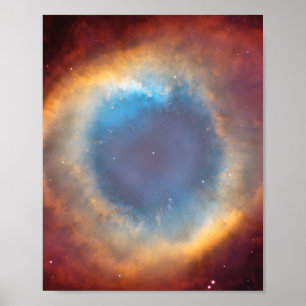 Helix Nebula von Hubble Poster