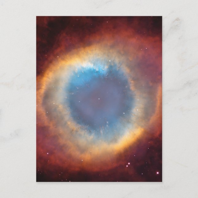 Helix Nebula von Hubble Postkarte (Vorderseite)