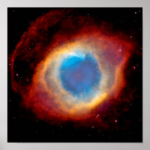 Helix-Planetarischer Nebel NGC 7293 - Auge Gottes Poster