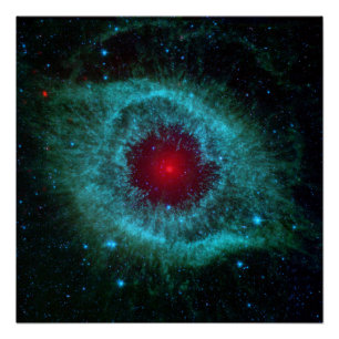 Helixnebel oder NGC 7293, Planetarischer Nebel Poster