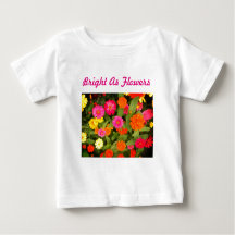 Hell als Blumen Pink Kleinkind Ruffle T-Shirt