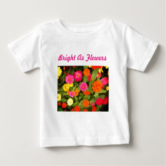 Hell als Blumen Pink Kleinkind Ruffle T-Shirt