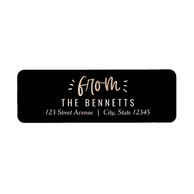 Hell Days EDITABLE FARBURLAUB-Adressetikett (Vorne)