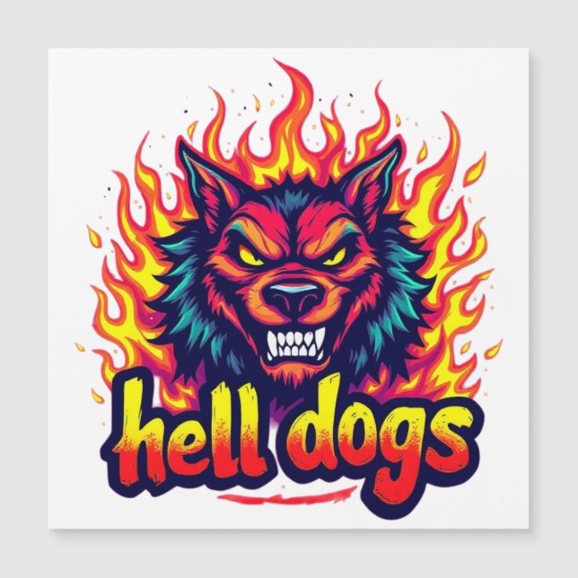 Hell Dogs Magnetkarte (Vorderseite)