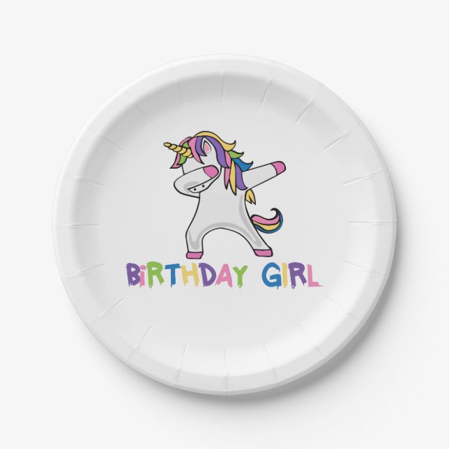 Hell farbiges betupfendes pappteller (Vorderseite)