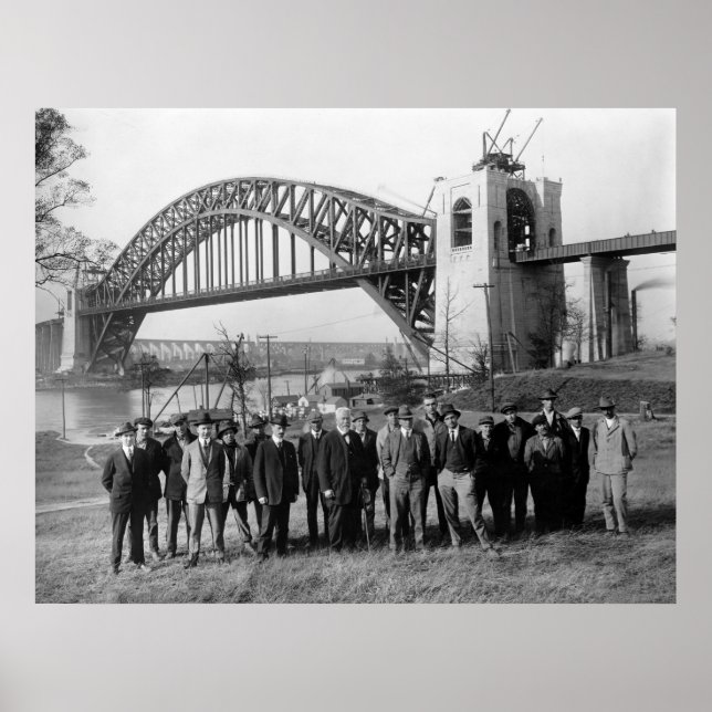 Hell Gate Bridge: 1916 Poster (Vorne)