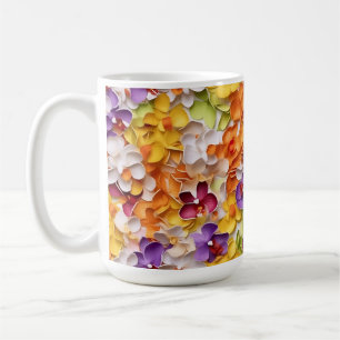 HELL gefärbte 3D-SEHORCHIDEN Kaffeetasse