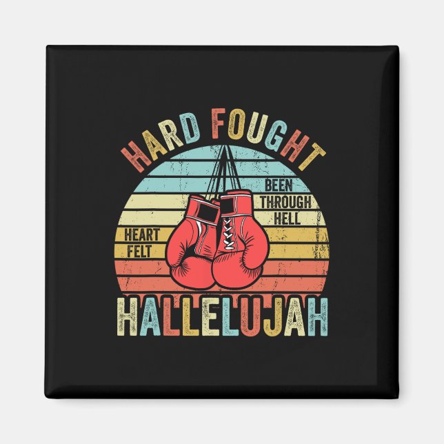 Hell Hallelujah Vintag B Magnet (Vorne)