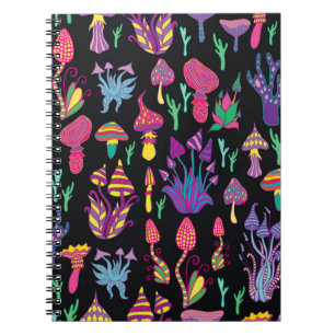 Hell, halluzinogen, dekorativ, fantastisch notizblock