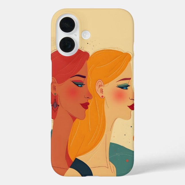 Hell iPhone 16 Hülle (Rückseite)