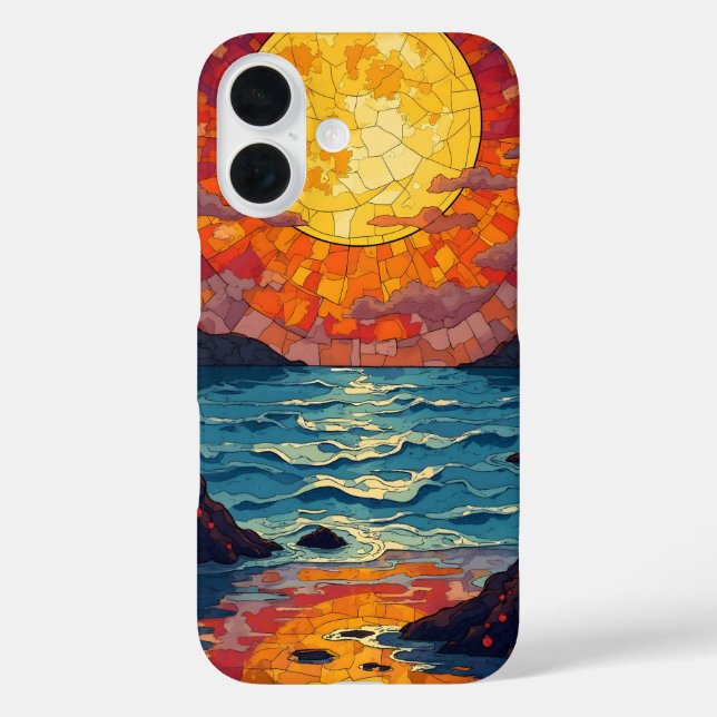 Hell iPhone 16 Hülle (Rückseite)