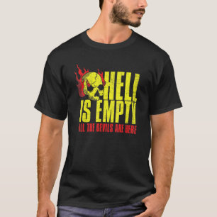 Hell ist leerer Schädel Beängstigender Horror Fan T-Shirt