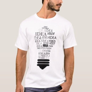 Hell leuchtendes Grafik-T-Shirt T-Shirt