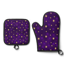 HELL LILA MIT GOLD STARS