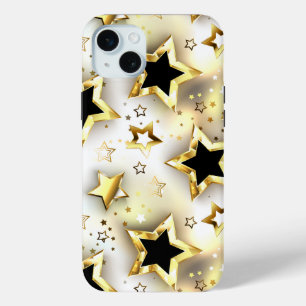 Hell nahtlos mit goldenen Sternen Case-Mate iPhone Hülle