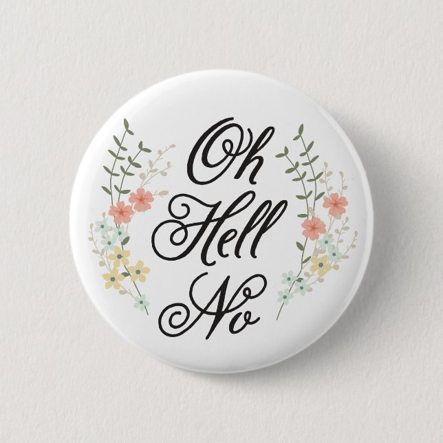Hell-No-Button Button (Vorderseite)