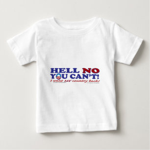 Hell-No-with-Obama-Logo Baby T-shirt