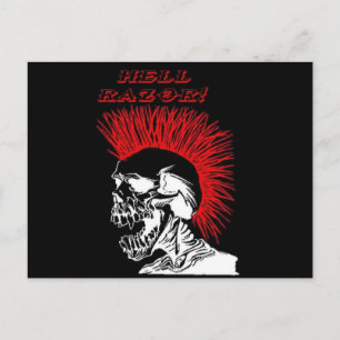 HELL RAZOR! -Postkarte Postkarte