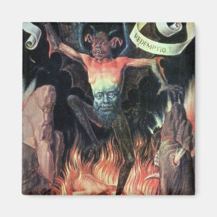 Hell, rechte Handtafel aus Triptych von irdischer  Magnet