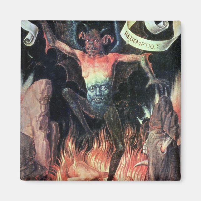 Hell, rechte Handtafel aus Triptych von irdischer  Magnet (Vorne)