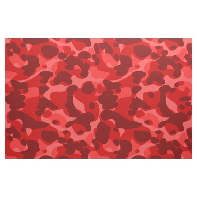 Hell Red Camouflage Camouflage Pattern Cool Stilvo Stoff (Yard (91,4 cm))