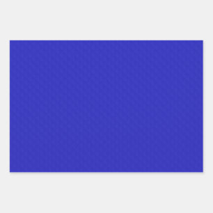 Hell Solid neon blau strukturiert. Geschenkpapier Set