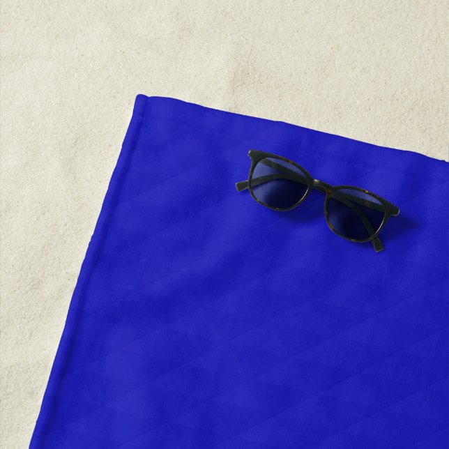 Hell Solid neon blau strukturiert. Strandtuch (Beispiel)