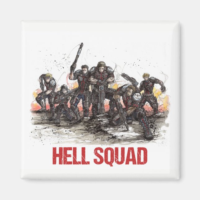 Hell Squad Magnet (Vorne)