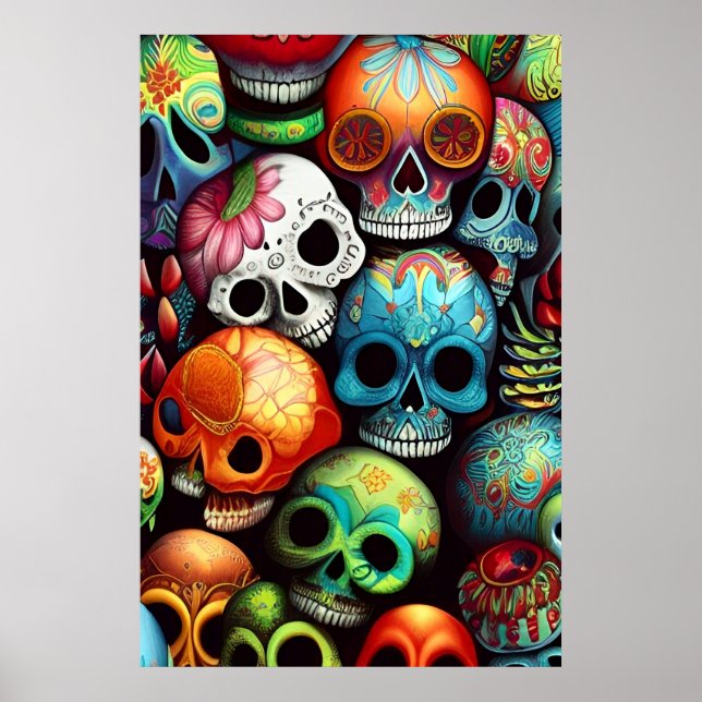 Hell Sugar Skulls Poster (Vorne)