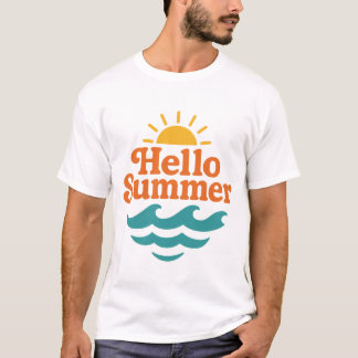Hell Summer Retro T - Shirt - Vintag Beach Vibes T