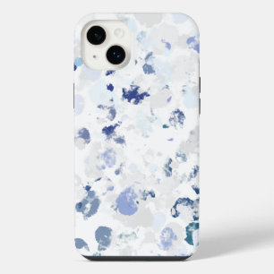 Hell und Blau und Grau Spritzer iPhone 14 Plus Hülle