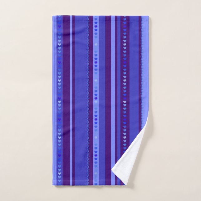 Hell und dunkel blau handtuch (Handtuch)