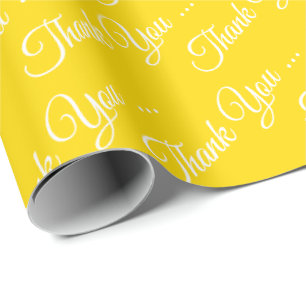 Hell und sonnig Vielen Dank für Ihr Geschenk Wrap Geschenkpapier