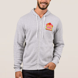 hell und strahlend Reißverschluss Hoodie