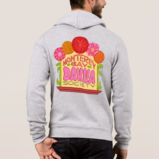 hell und strahlend Reißverschluss Hoodie (Rückseite)