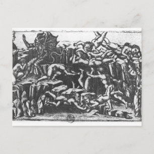 Hell, von 'Die göttliche Komödie' Postkarte