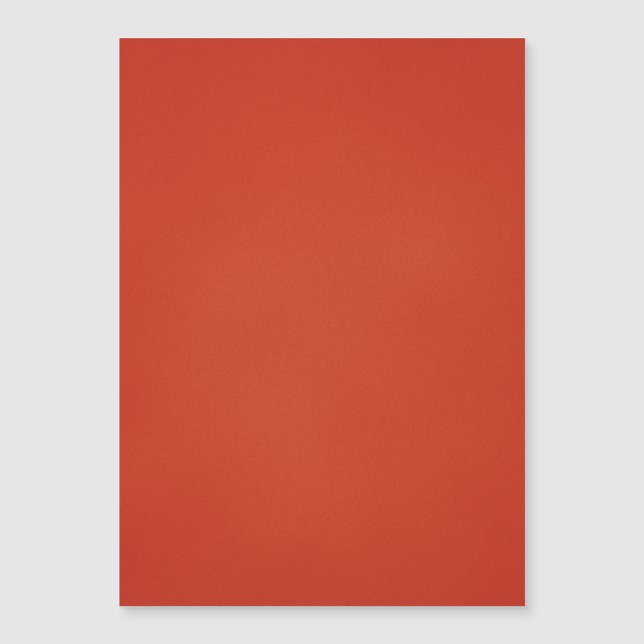 Hell Warm Red Grainy Textur Magnetkarte (Vorderseite)