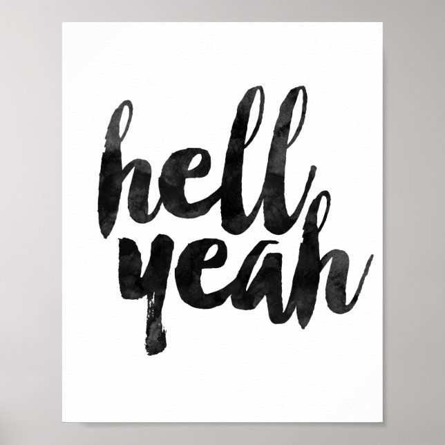 Hell Yeah Poster (Vorne)