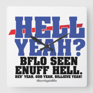 HELL YEAH? QUADRATISCHE WANDUHR