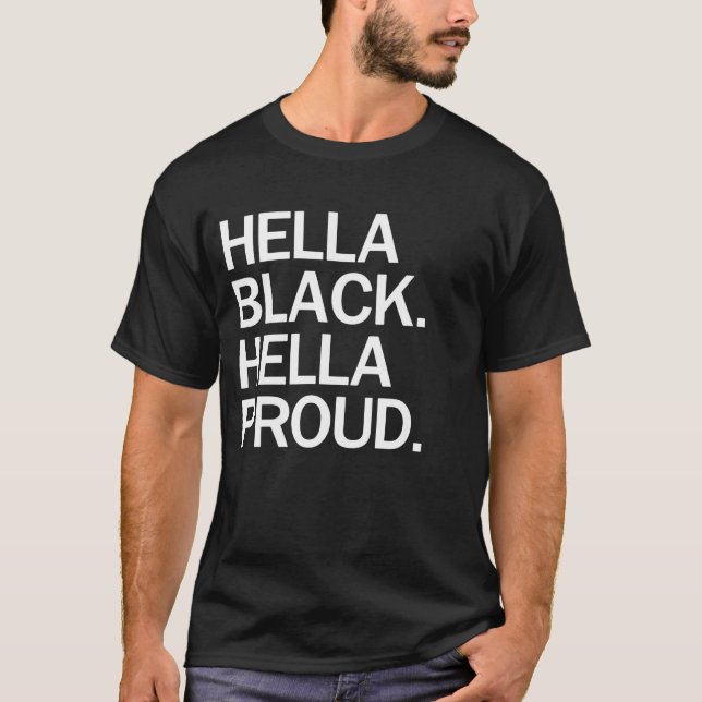 Hella Black Hella Fière du cadeau T-shirt (Devant)