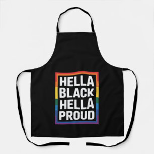 Hella Black Hella Stolz Schwarzer Amerikanischer S Schürze