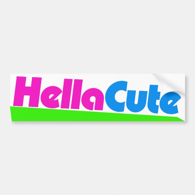 Hella Niedlich super hot chick Autoaufkleber (Vorne)