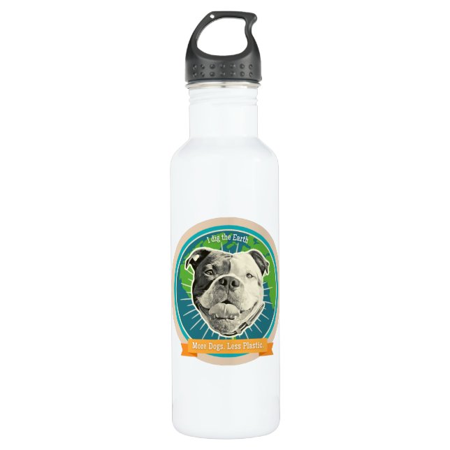 Hella weniger plastisch Edelstahl Wasserflasche Edelstahlflasche (Vorderseite)