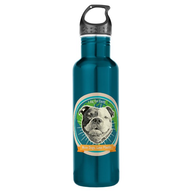 Hella weniger plastisch Edelstahl Wasserflasche Edelstahlflasche (Vorderseite)