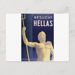 Hellas Greece Besucht Postkarte