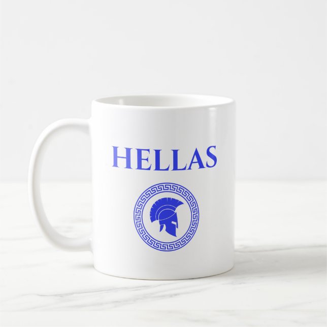 Hellas Spartan Kaffeetasse (Links)