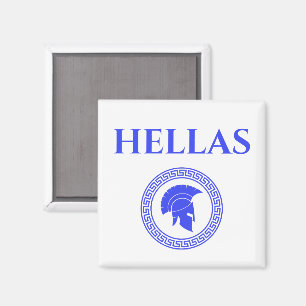 Hellas Spartan Magnet